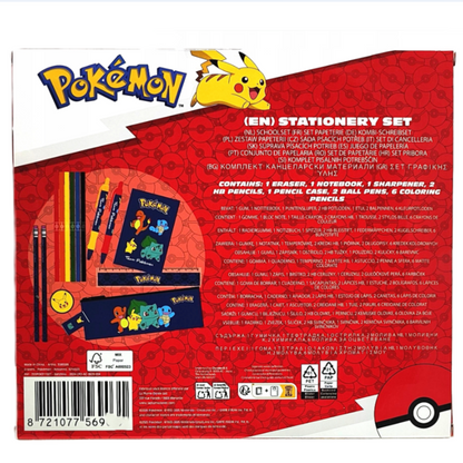 8 Ensembles de fournitures scolaires POKÉMON