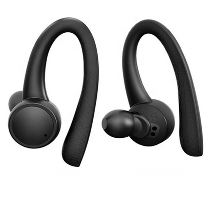 4 Ecouteurs Sans Fil Bluetooth avec crochet d'oreille en silicone