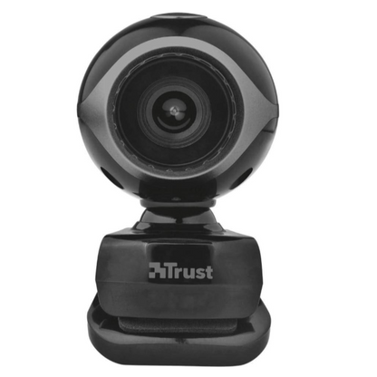8 Boites : Webcam Trust Exis pour PC portable avec microphone intégré intelligent