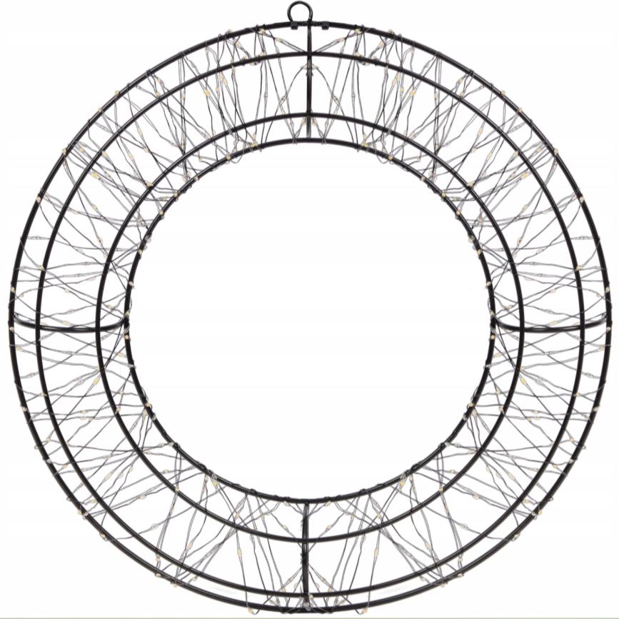 5 Boites : Couronne lumineuse LED Ø 36 cm, cercle LED 360 diodes USB