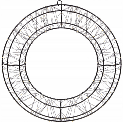 5 Boites : Couronne lumineuse LED Ø 36 cm, cercle LED 360 diodes USB