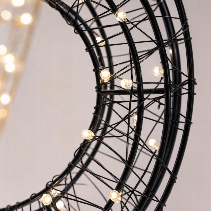 5 Boites : Couronne lumineuse LED Ø 36 cm, cercle LED 360 diodes USB