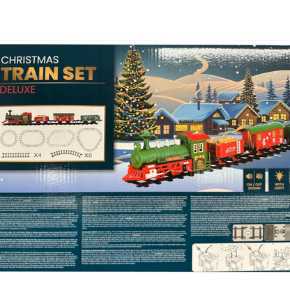 8 Boites : Petit train électrique de Noël avec son et lumière