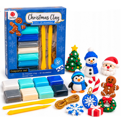14 Kits Pâte à modeler polymère, coffret de 12 pièces