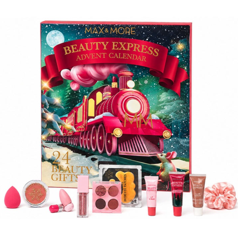 Calendrier de l'Avent - Coffret de cosmétiques Végan 24 produits