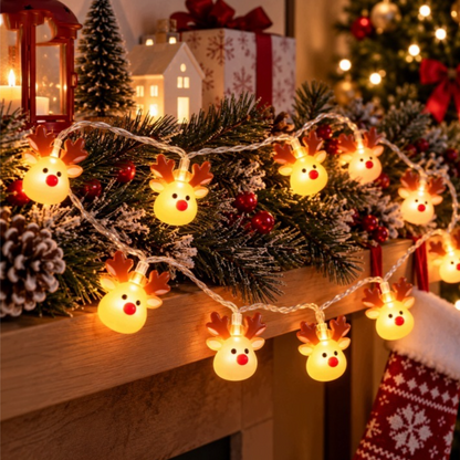 28 Boites de Guirlande lumineuse décorative LED Noël – 10 LED Fonctionne à piles