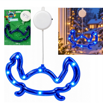 30 Suspensions Disney / Stitch, / Angel LED avec ventouse pour fenêtre