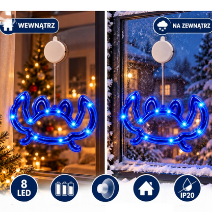 30 Suspensions Disney / Stitch, / Angel LED avec ventouse pour fenêtre