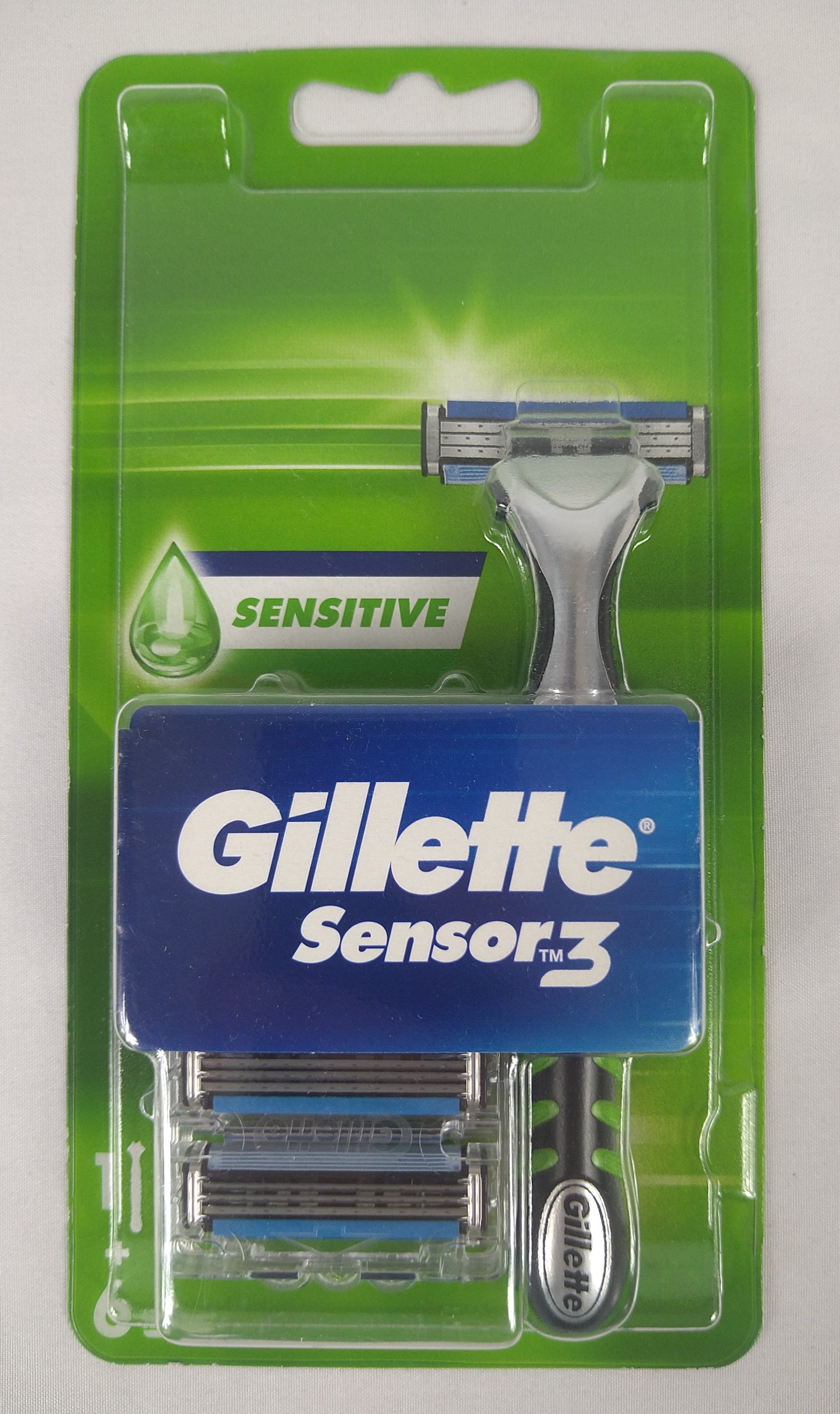 Lot de 4 Coffrets de rasoirs Gillette Sensors 3, 1 manche + 6 recharges ( 4 euro / pcs )