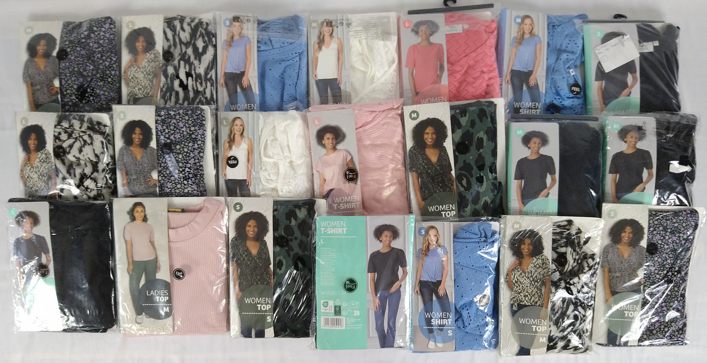 Lot de 21 Hauts femme ( 1.71 euro / pcs )