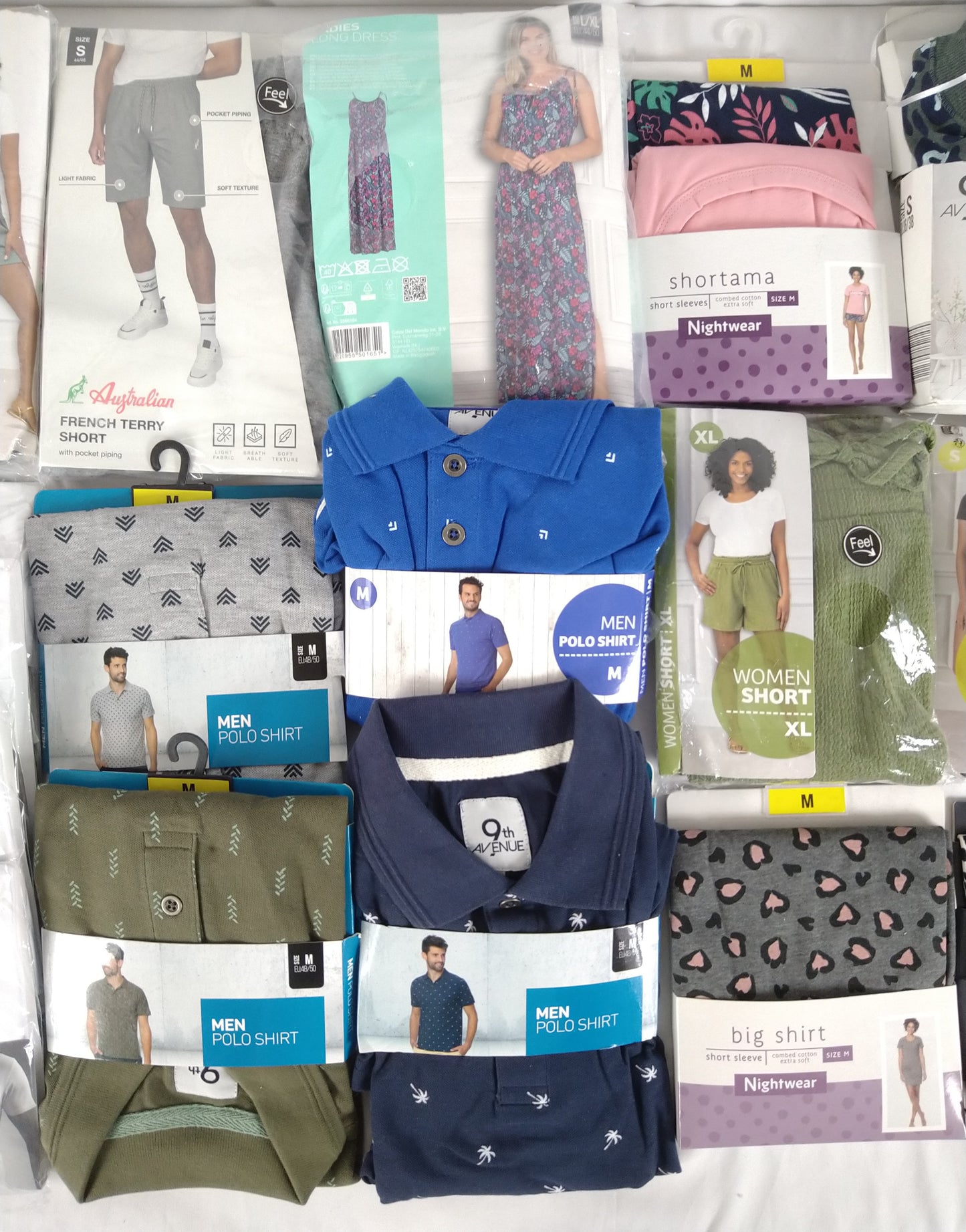 Lot de 23 Vêtements textiles homme / femme ( 1.73 euro / pcs )