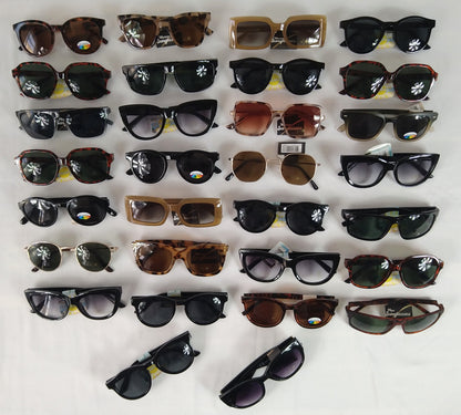 Lot de 30 Paires de lunettes de soleil adulte