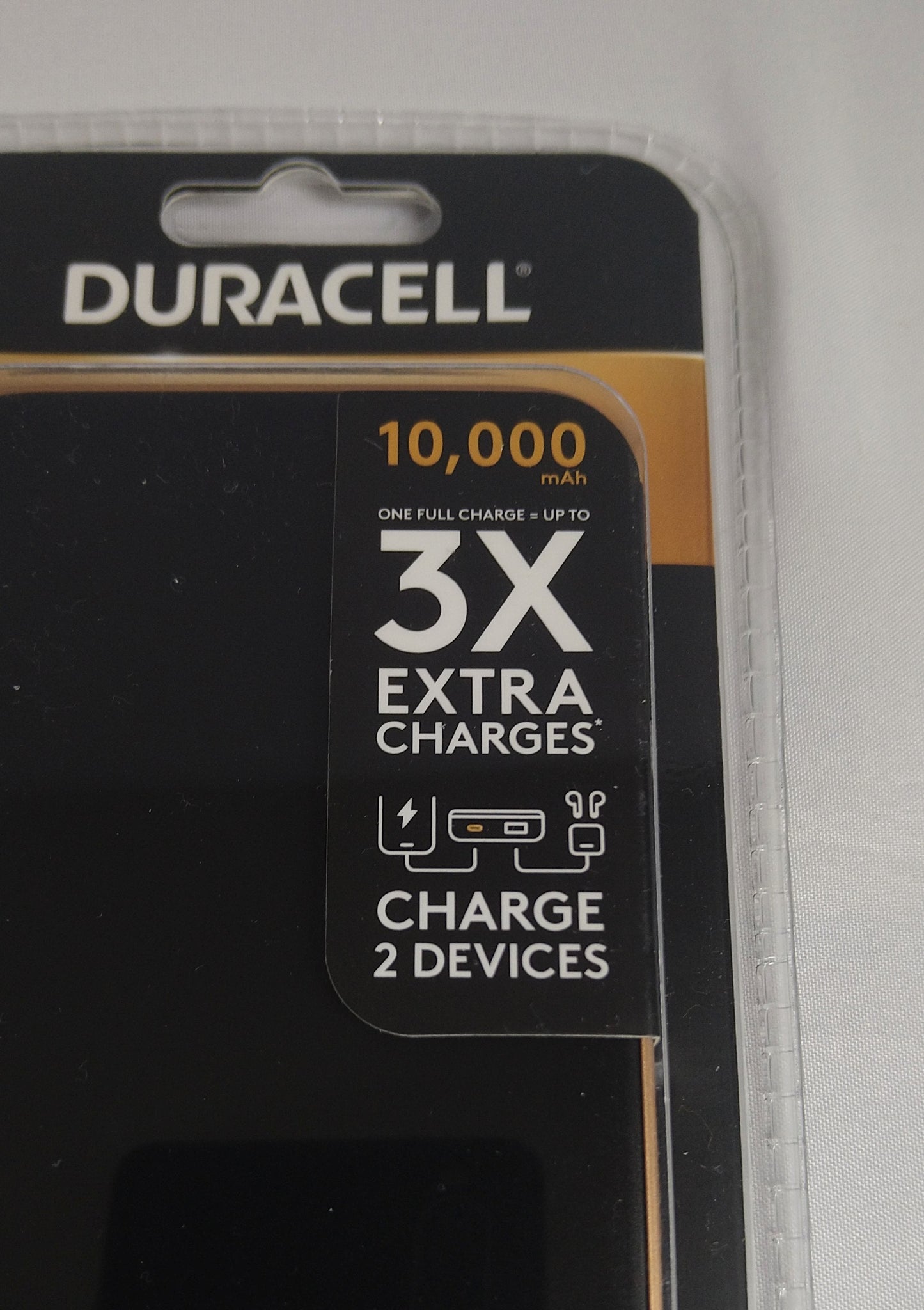 Lot de 2 Batterie de secours / externe Duracell 10 000 mAh ( 10 euro / pcs )