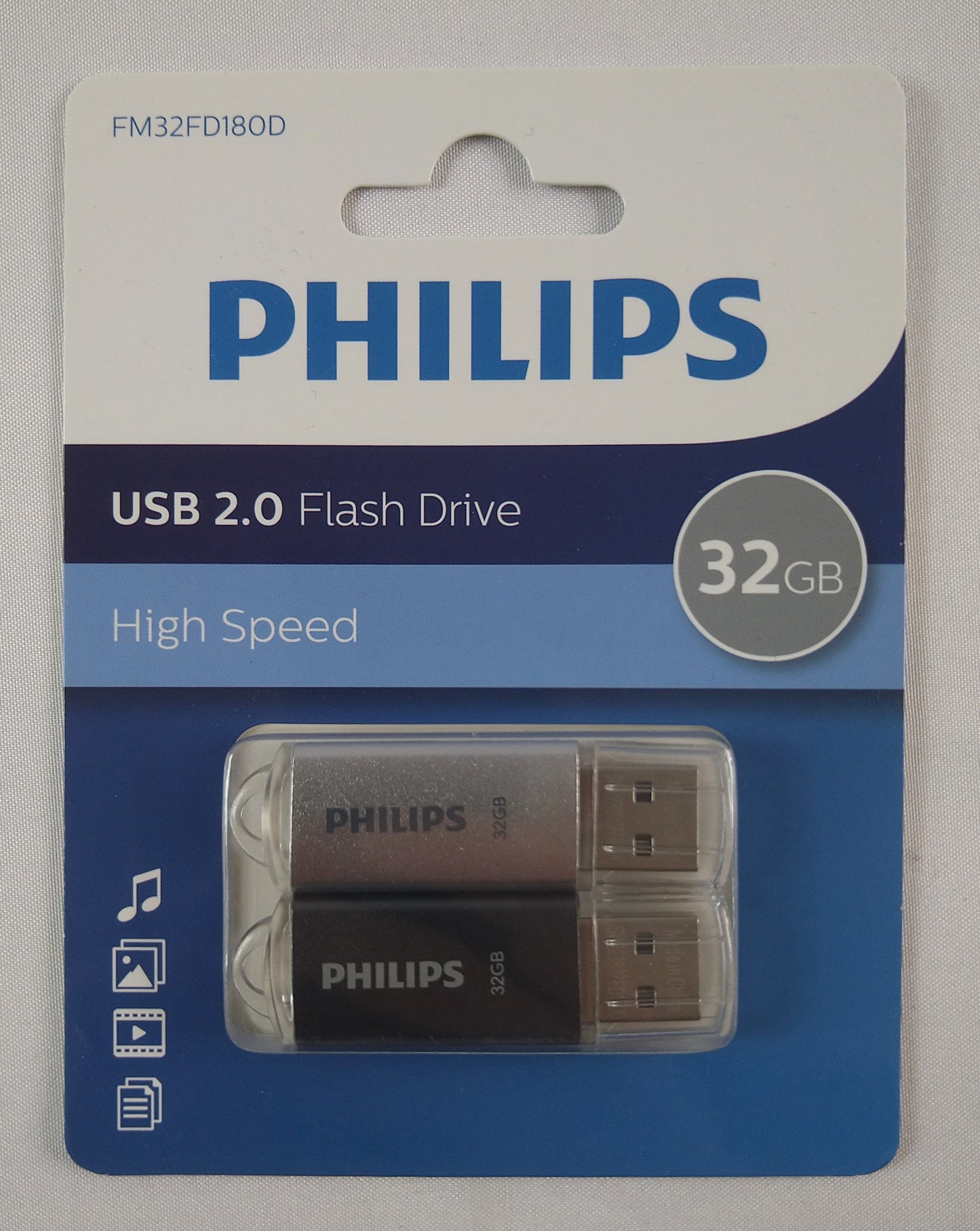 Lot de 12 Clés USB 2.0 Flash Drive 32 GB Philips ( 1.66 euro / pcs )