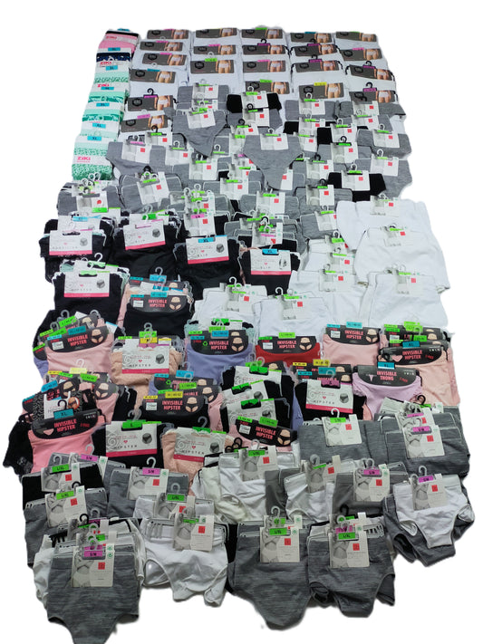 Lot de 294 Articles sous vêtement String / culotte / boxer / slip femme listing en description