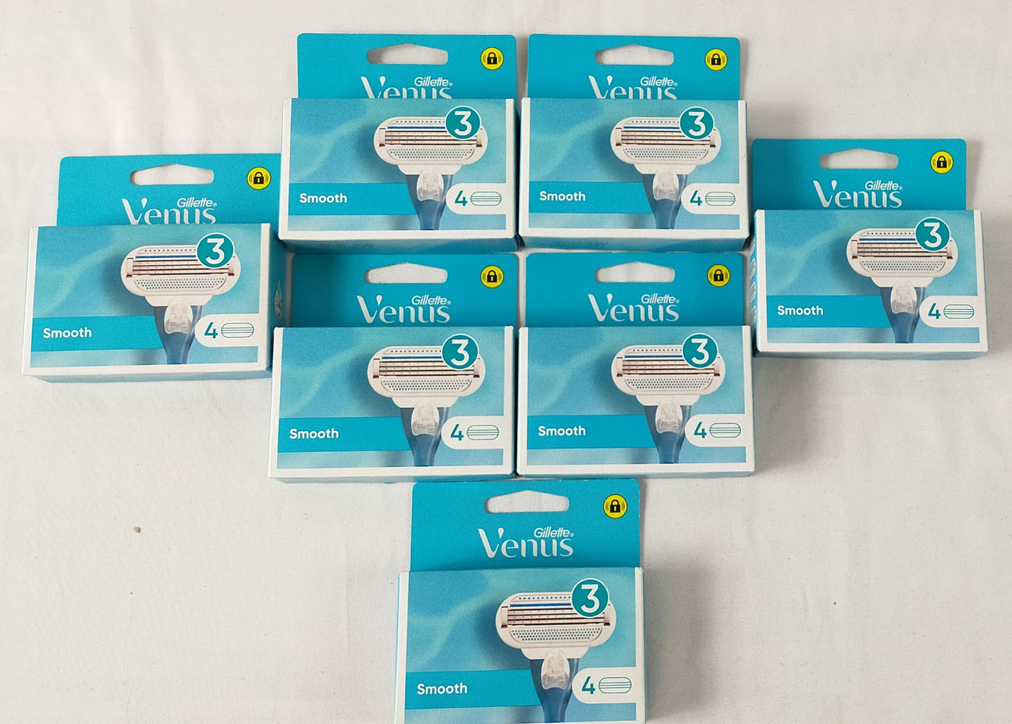 Lot de 7 Boites de Lames de rasoir Gillette venus ( 3.57 euro / pcs )