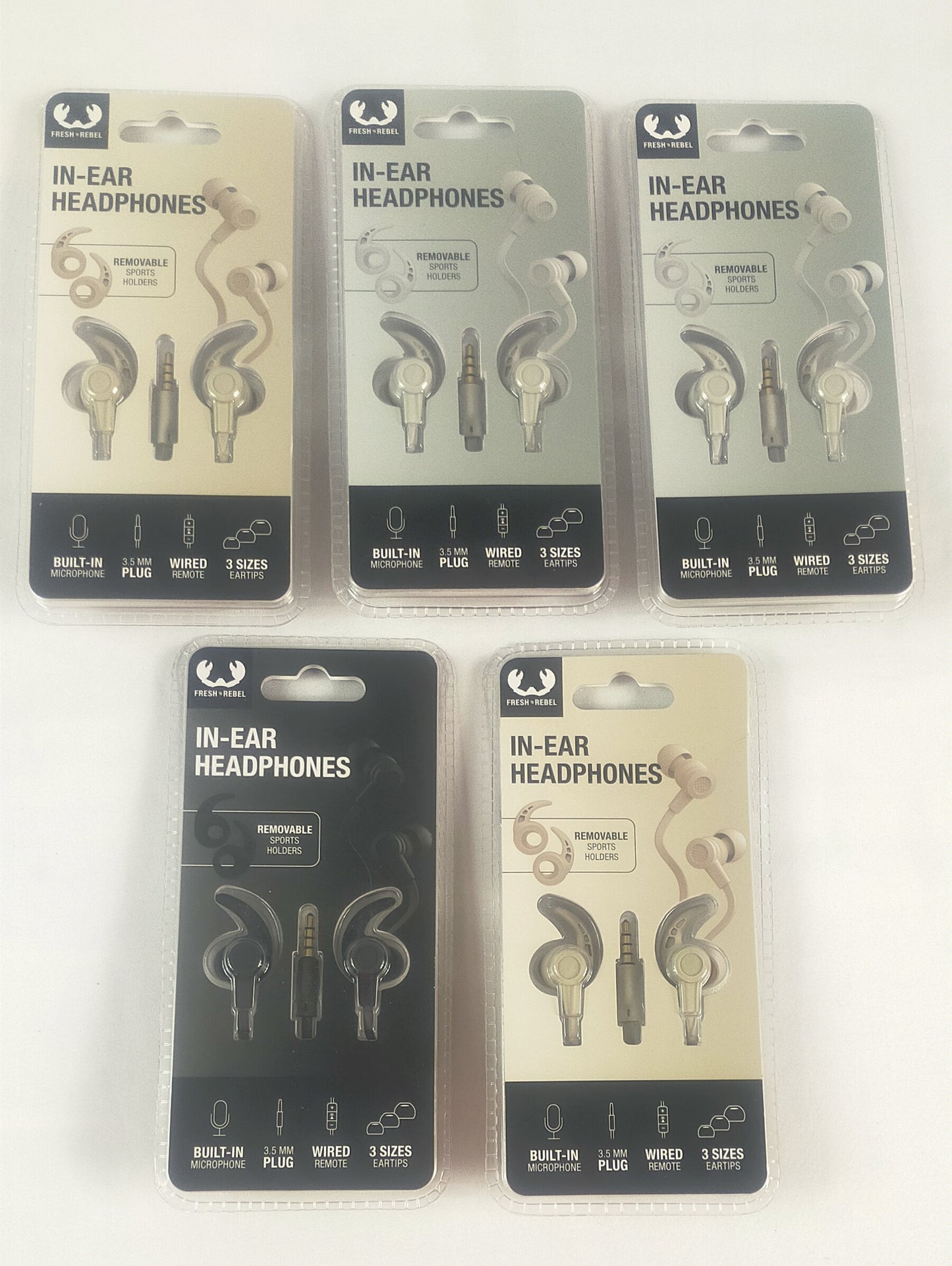 Lot de 5 Écouteurs de sport Intra-auriculaires ( 2 euro / pcs )