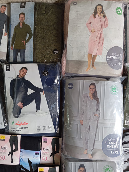 Lot de 72 Pieces Textiles homme / femme / enfant