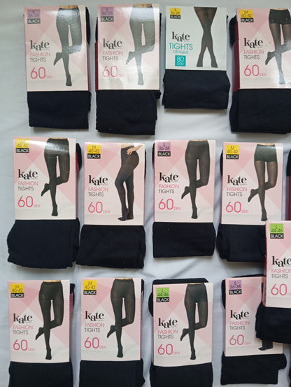 Lot de 38 Paquets de Collants femme noir