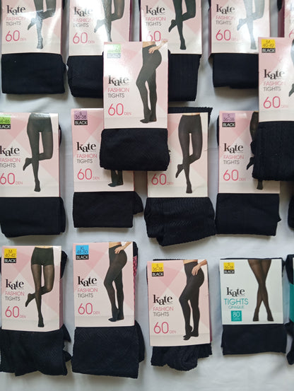 Lot de 38 Paquets de Collants femme noir
