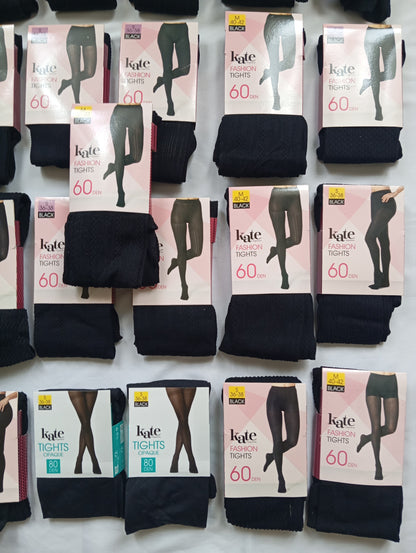 Lot de 38 Paquets de Collants femme noir