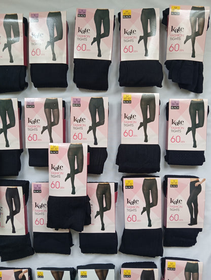 Lot de 38 Paquets de Collants femme noir