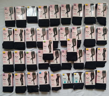 Lot de 38 Paquets de Collants femme noir