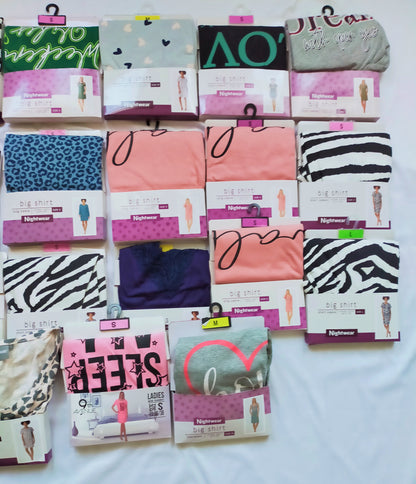 24 Vêtements femme chemise de nuit / linge de nuit