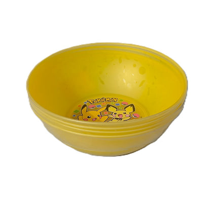 Ensemble de 4 Bols en plastique Réutilisable Pokémon Jaune Enfants