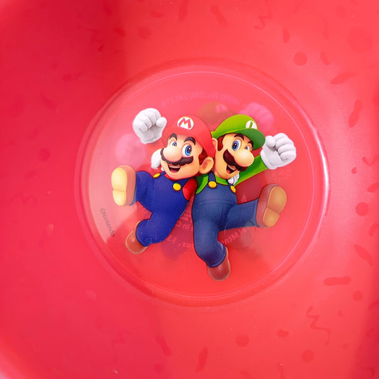 Ensemble de 4 Bols en plastique Réutilisable Super Mario Rouge Enfants