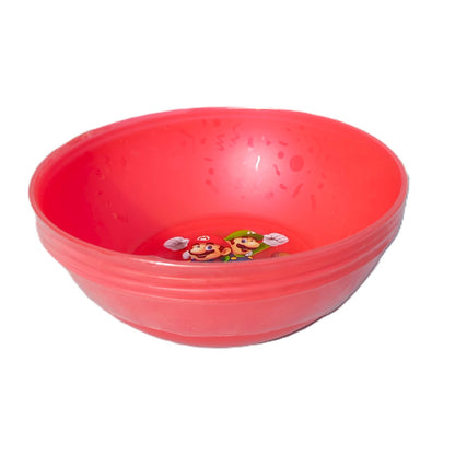 Ensemble de 4 Bols en plastique Réutilisable Super Mario Rouge Enfants