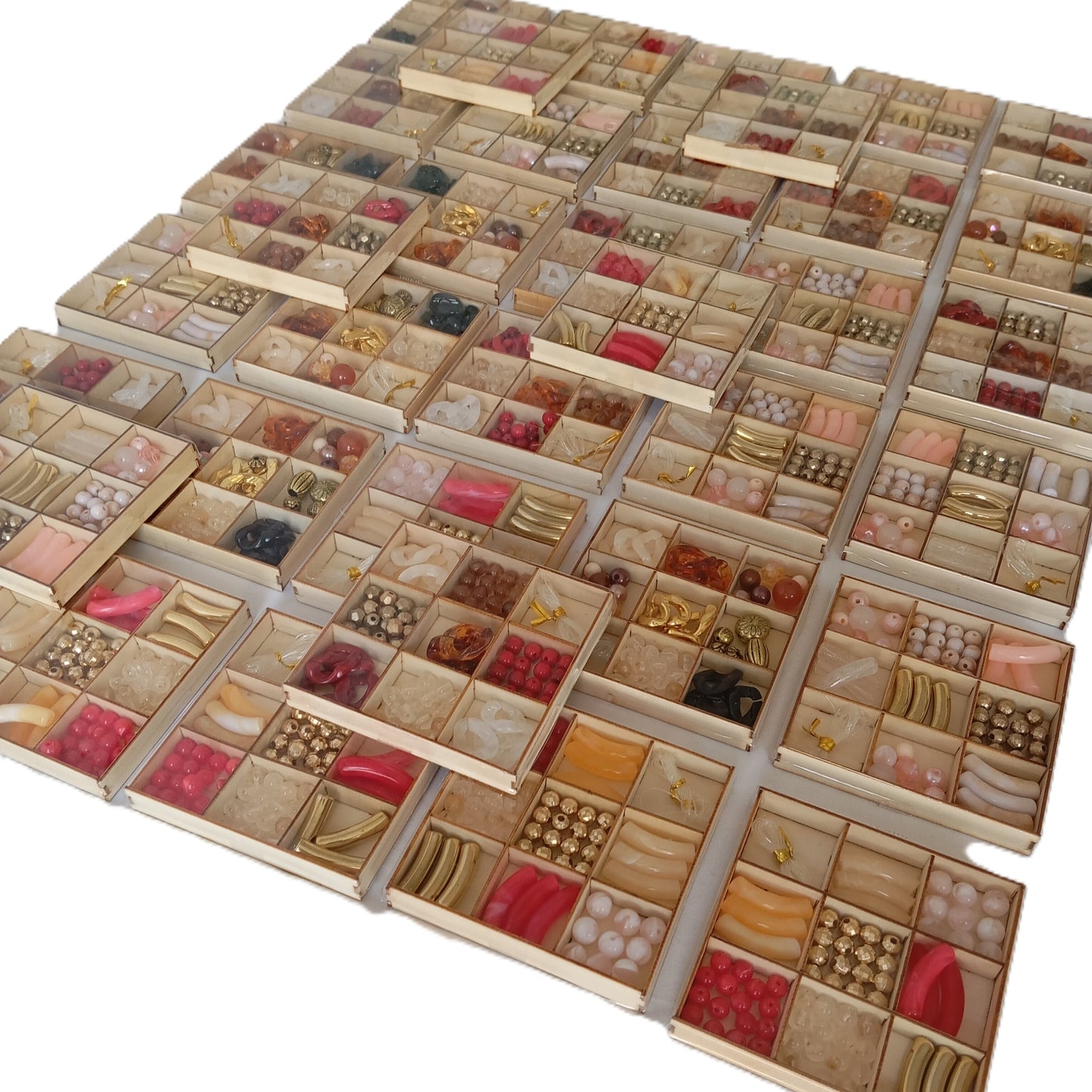 36  Coffrets de Perles Acrylique