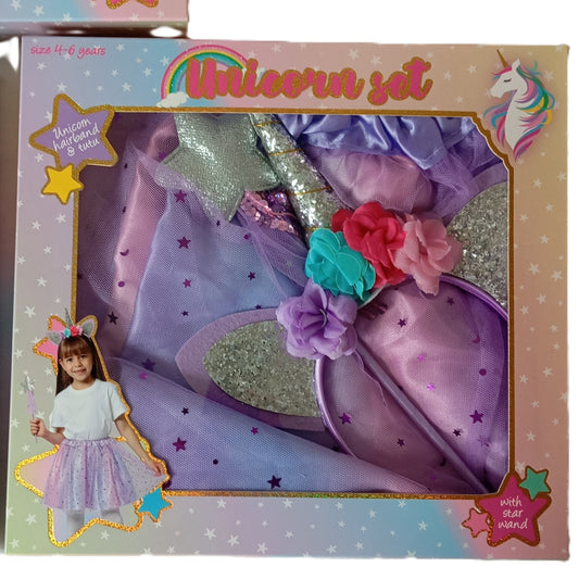 12 Ensemble de Costumes de licorne pour Fille