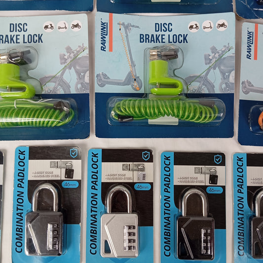 12 Articles Antivol Bloc Disque de frein  / Cadenas