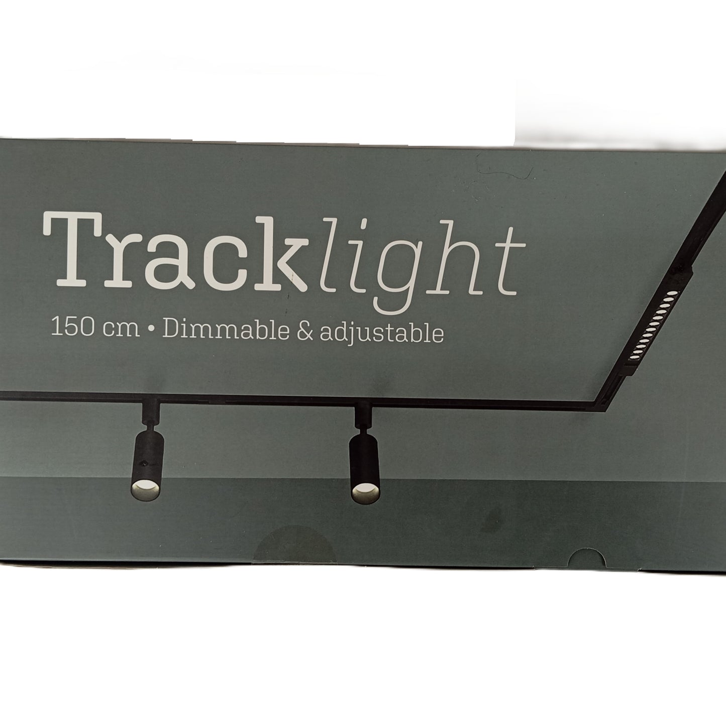5 Boites Spots sur rail 150 cm Noir
