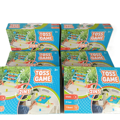 6 Boites de Jeux de lancement de balles " Le Toss Game 2 en 1 "
