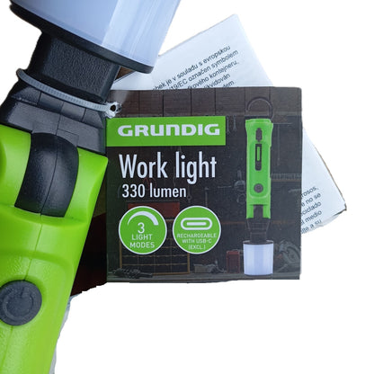 Lampe de travail magnétique Grundig Pivotante 180 ° - 330 Lumens