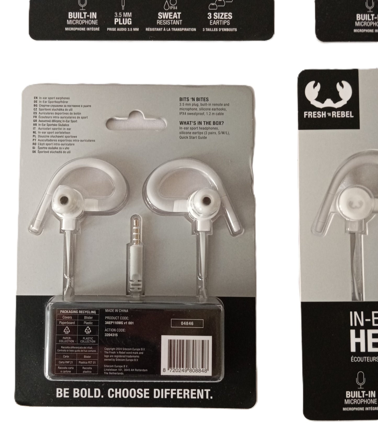 6 Écouteurs de sport Intra-auriculaires