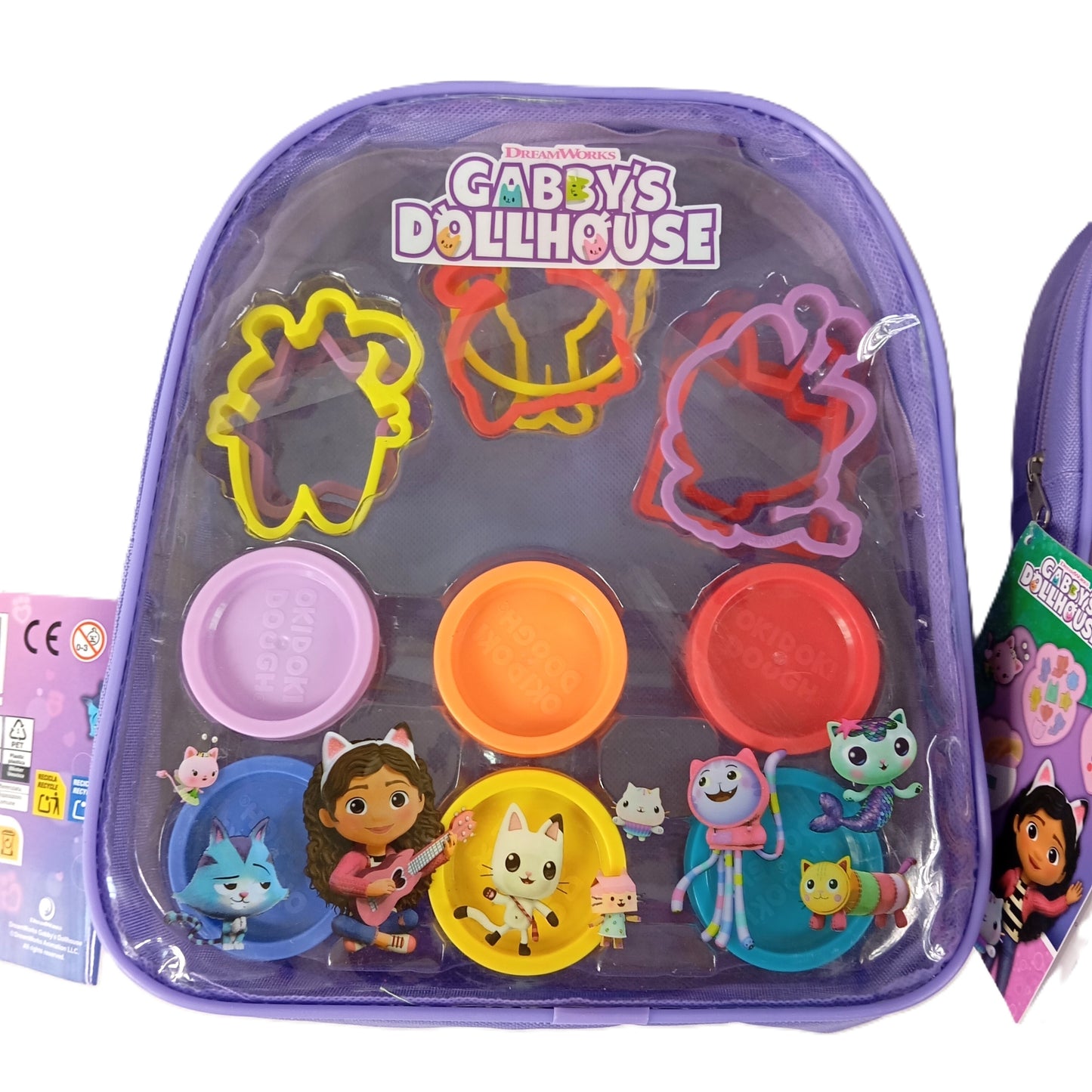 6 Sacs à dos avec pâte à modeler Spider Man- GABBIS Doll House - Paw Patrol