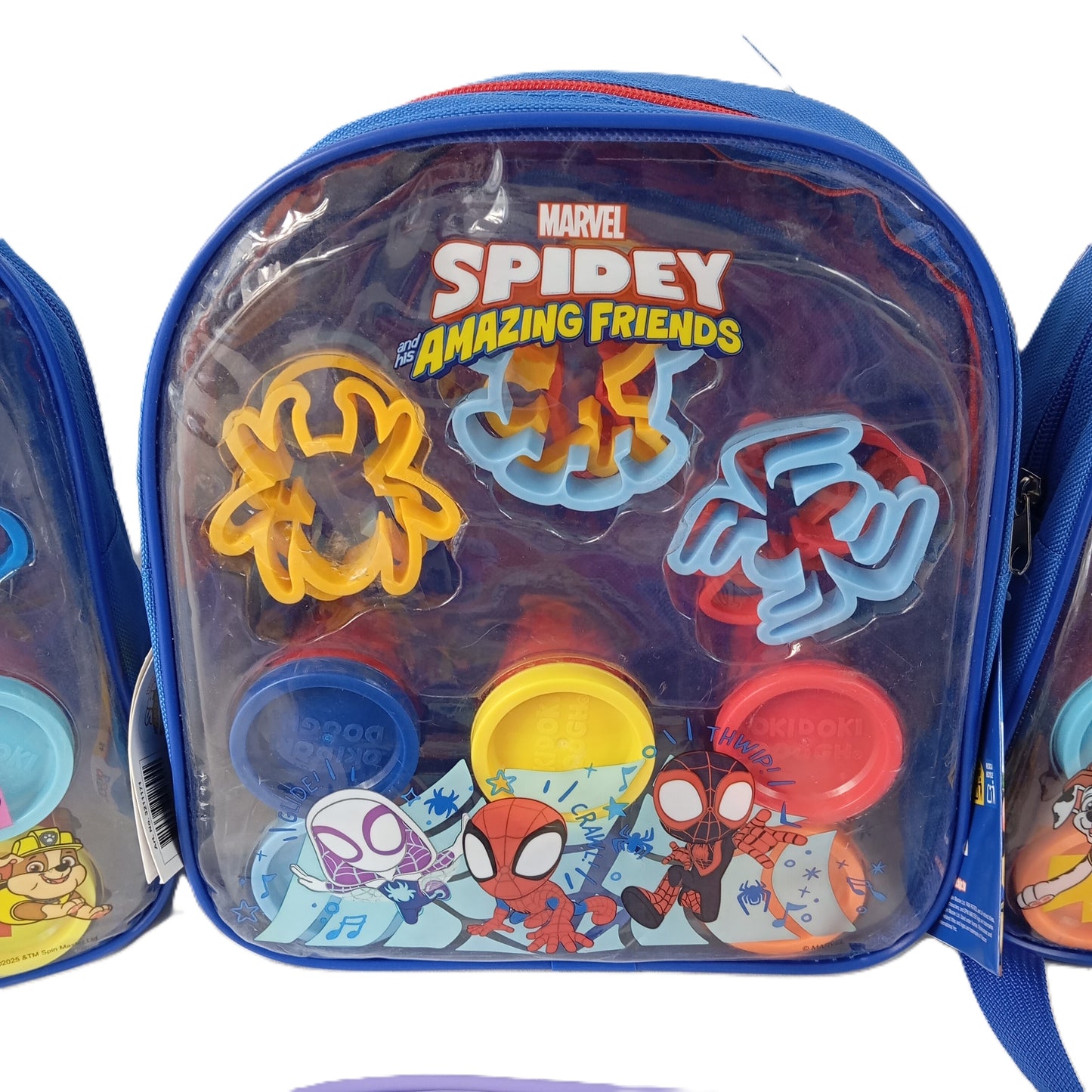 6 Sacs à dos avec pâte à modeler Spider Man- GABBIS Doll House - Paw Patrol