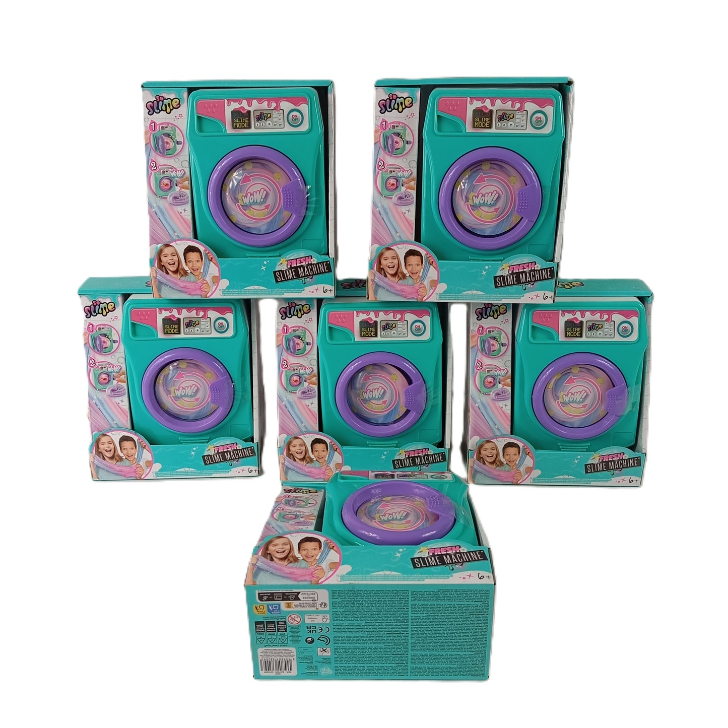 6 Machines à laver Slime Jouets pour enfants