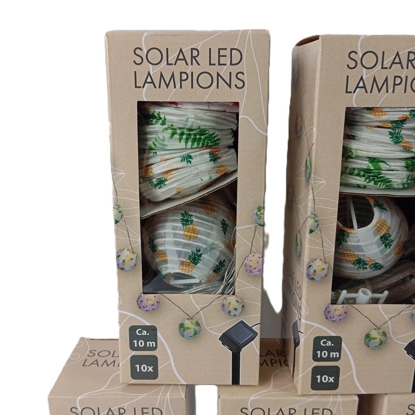 19 Boites de Guirlandes Lampions Solaire à Led 10 mètres