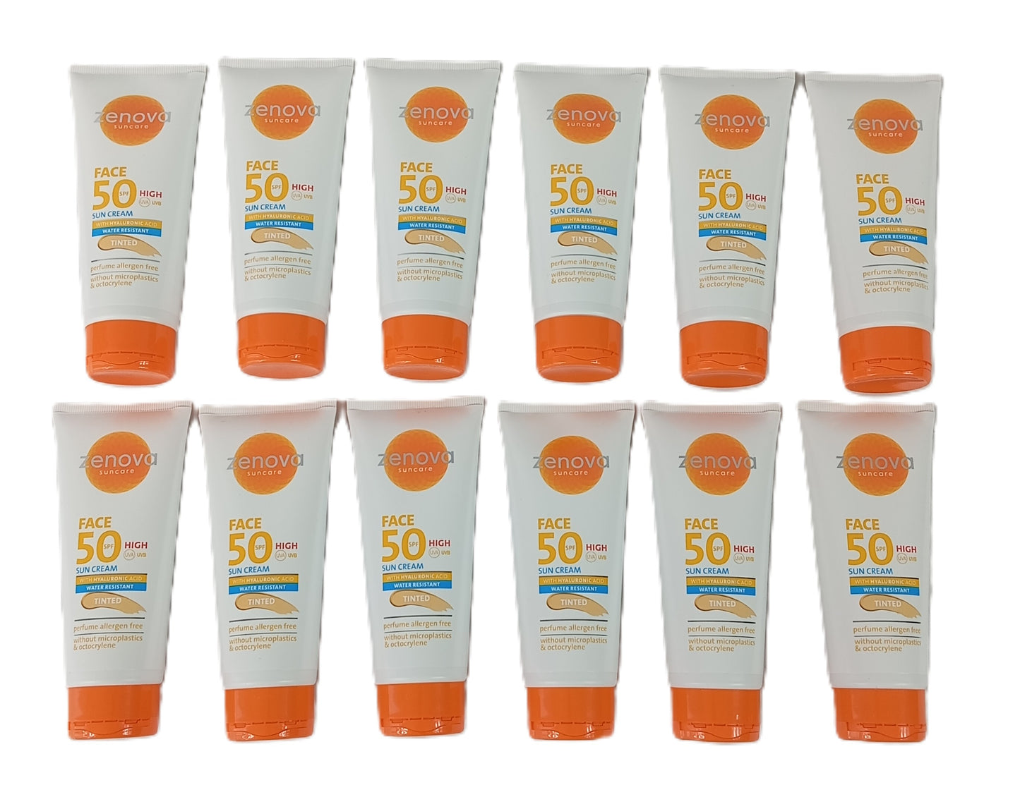 12 Crèmes Solaire pour visage FPS 50 | 100 ml