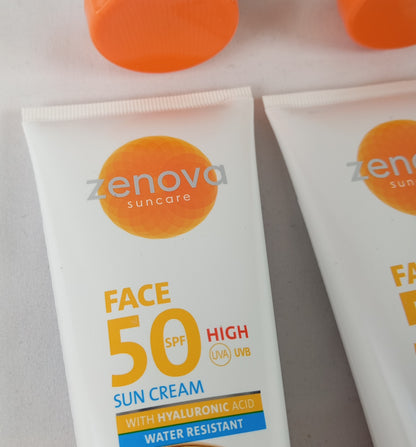 12 Crèmes Solaire pour visage FPS 50 | 100 ml