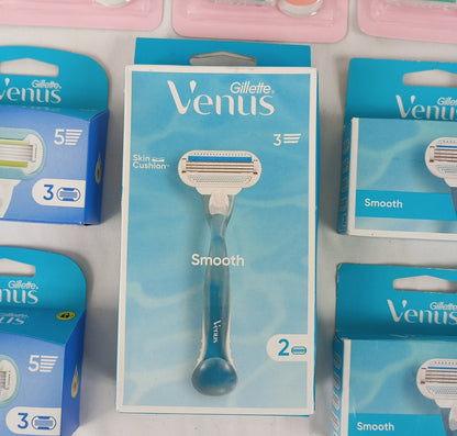 11 Boites Gillettes Venus Têtes de rasoir et Rasoir Gillette Venus Extra Smooth Classic