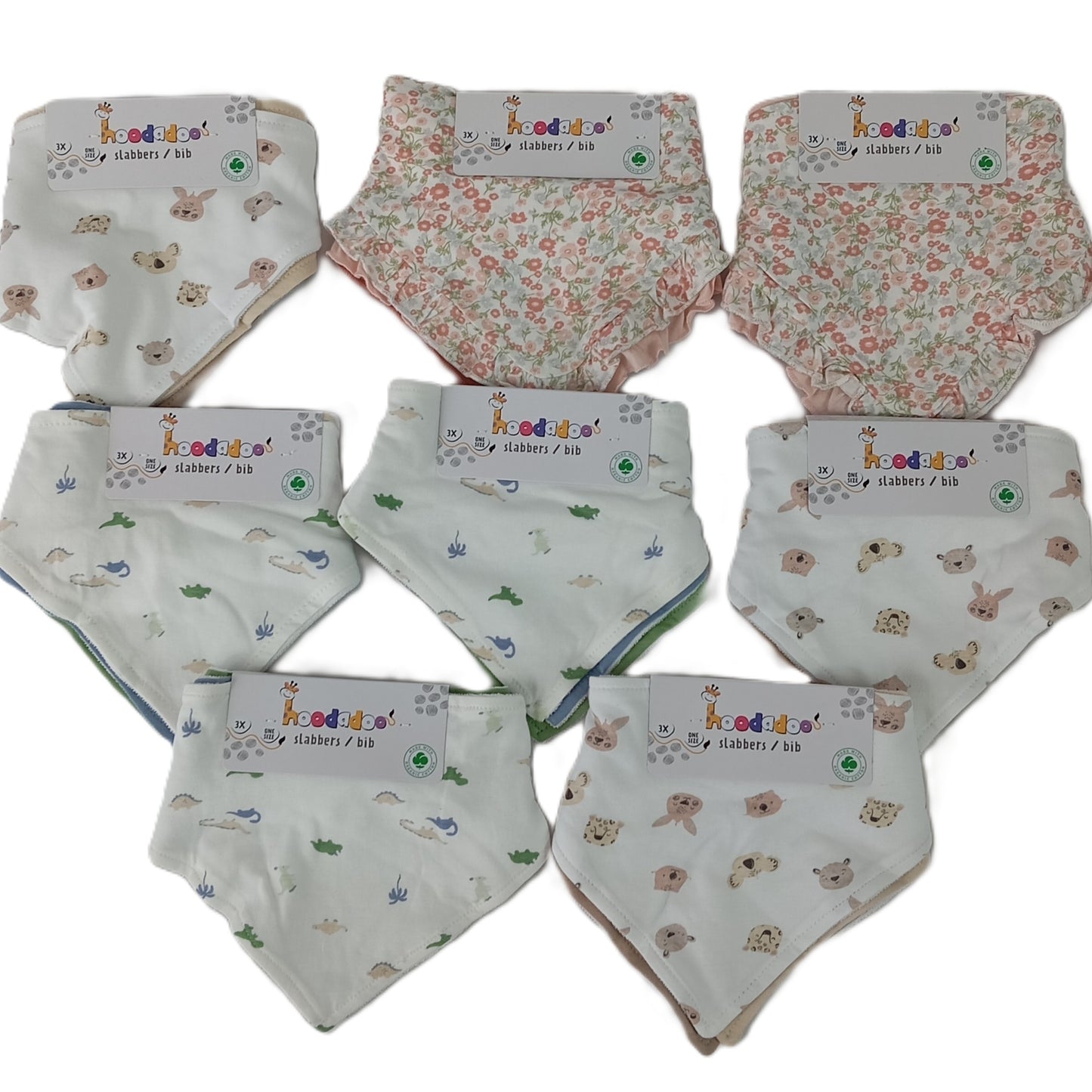 24 Bavoirs triangle  Bébé