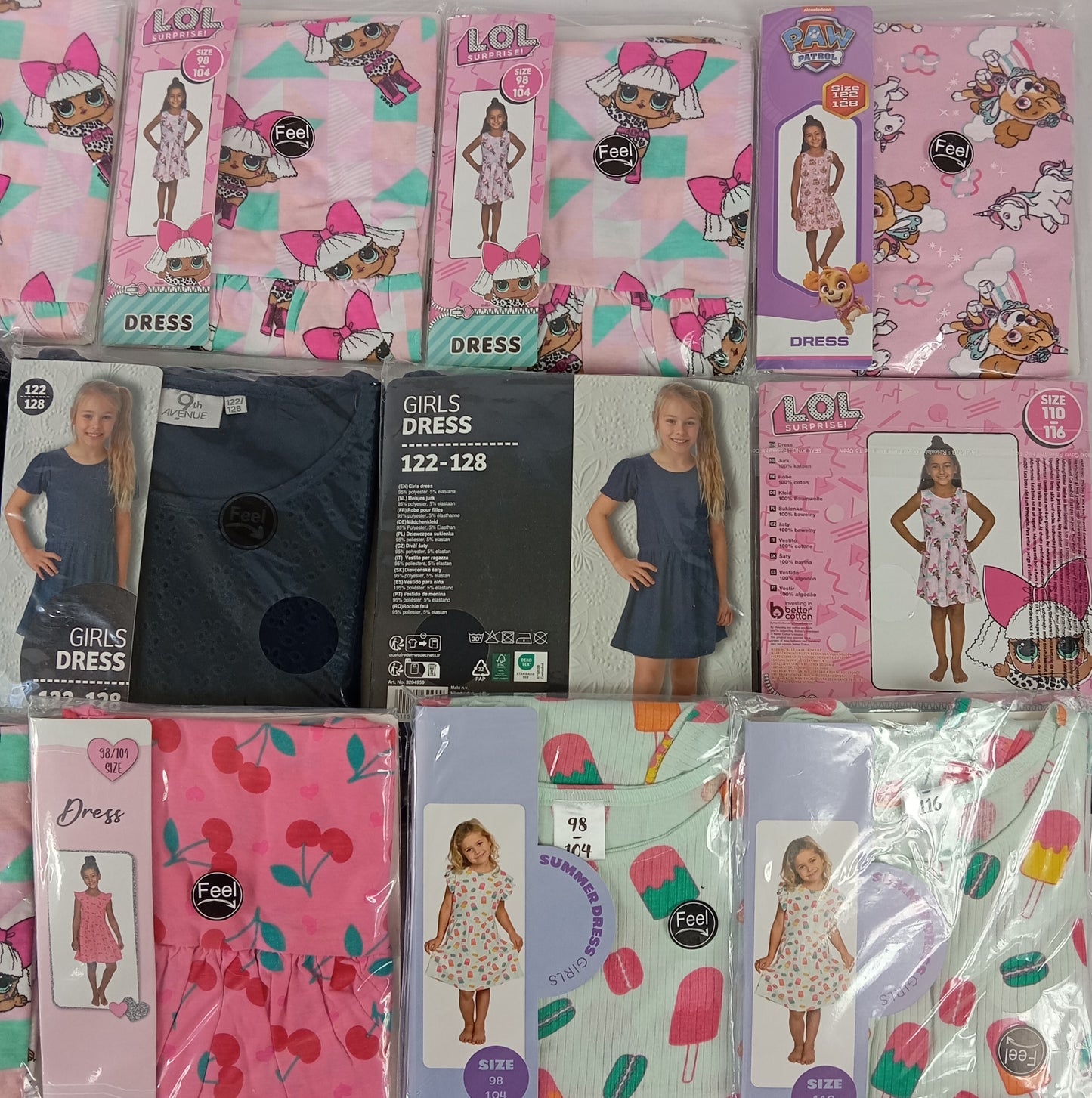 37 Robes Fille PAW PATROL / L.O.L SURPRISE