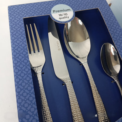 3 Sets de couverts - ménagères de 16 pcs en acier Prenuim
