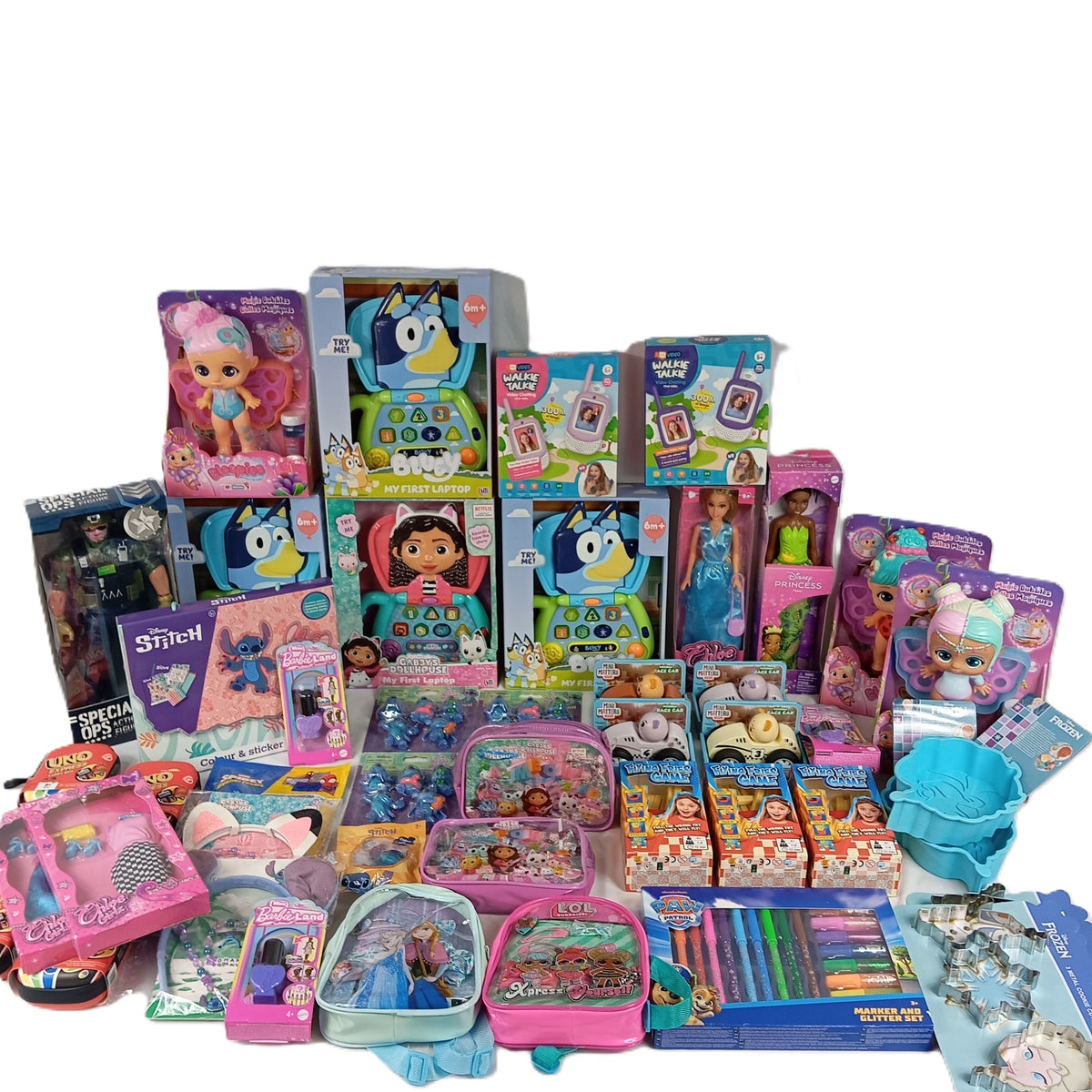 49 Articles de jouets Enfant Disney - Stitch -Barbie...