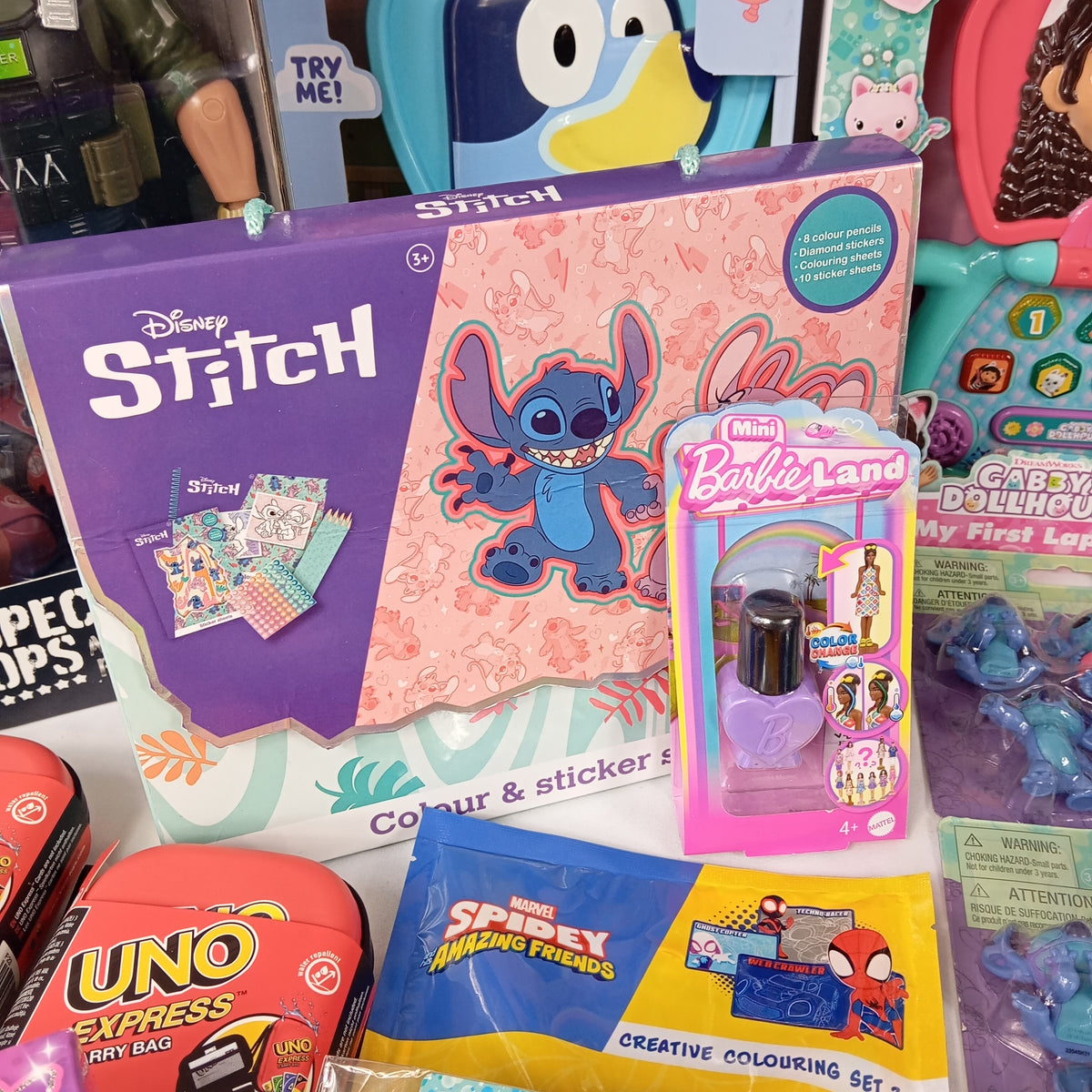 49 Articles de jouets Enfant Disney - Stitch -Barbie...